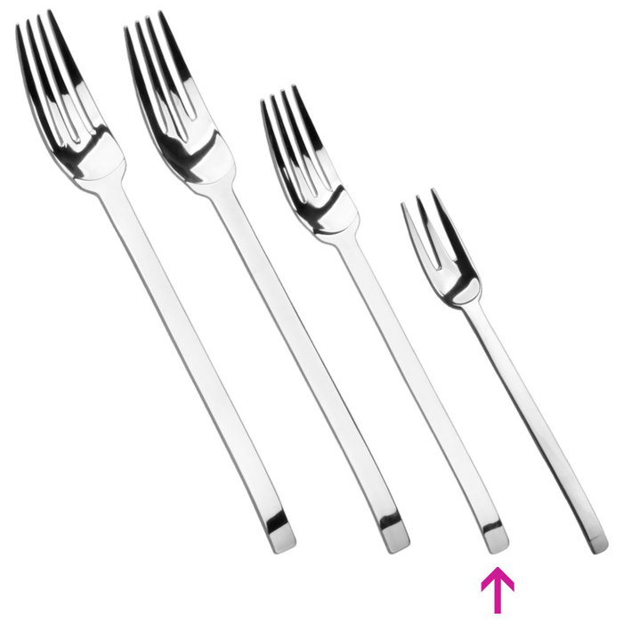 Herdmar Tenedor Postre Spiga (12 Unidades) Acero Inoxidable Herdmar Tenedor Postre Spiga (12 Unidades) Acero Inoxidable